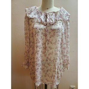 Rufflue Detail Blouse